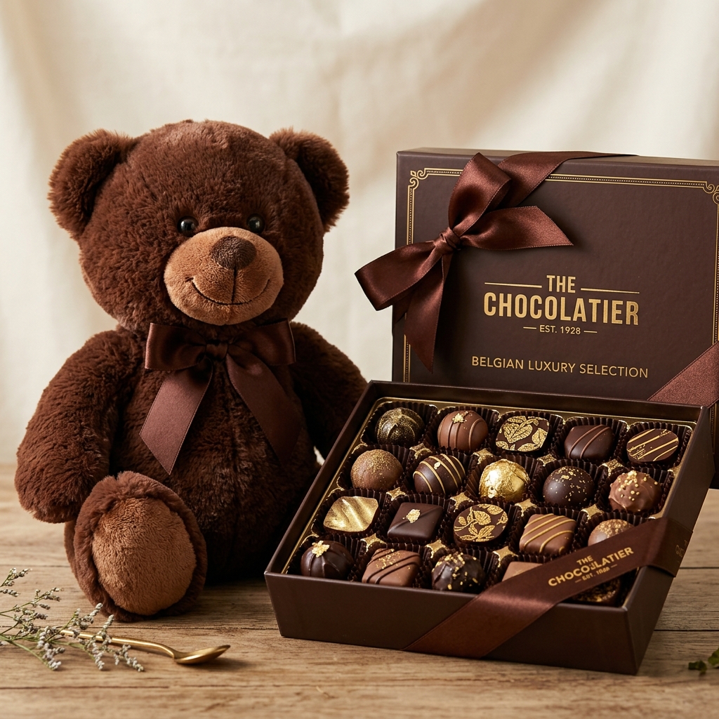 Teddy and Chocolate Box Set